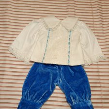 Костюм для антикварной или винтажной куклы рост 40 см