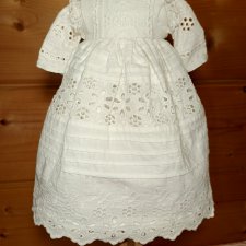 Платье на антикварную или винтажную куклу рост 28-30 см