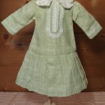Платье на антикварную или винтажную куклу рост 35-37 см