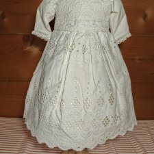 Платье на антикварную или винтажную куклу рост 45 см