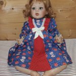 Платье для реборна на рост 60-65 см "Детский сад"