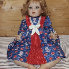 Платье для реборна на рост 60-65 см "Детский сад"