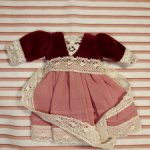 Платье на антикварную или винтажную куклу рост 16 см