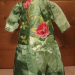 Платье шёлк на антикварную или винтажную куклу