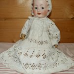 Крестильный костюм на пупса рост 40 см