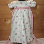 Нежное воздушное платье на антикварную или винтажную куклу 52-57 см