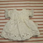 Платье на антикварную или винтажную куклу рост 14 см