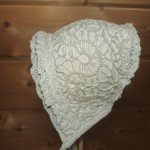 Чепчик на антикварную или винтажную куклу или Реборна, ОГ 42-46