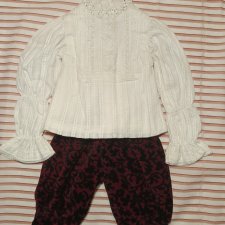 Костюм для антикварной или винтажной куклы рост 45 см