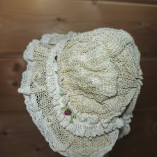 Чепчик на антикварную или винтажную куклу, Реборна