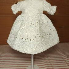 Платье на антикварную или винтажную куклу рост 18 см