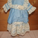 Платье на старинную куклу ростом 55 см