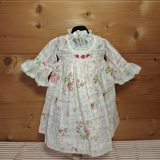 Платье на антикварную или винтажную куклу рост 40 см