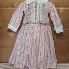 Платье на антикварную или винтажную куклу рост 60-68 см