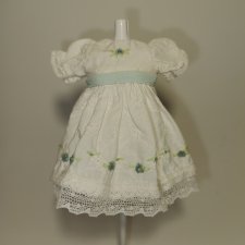 Платье на антикварную или винтажную куклу рост 16-20 см