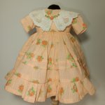 Платье на антикварную или винтажную куклу рост 32-35 см