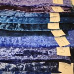 Плюш СССР натуральный синий