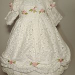 Платье на антикварную или винтажную куклу рост 37-40 см