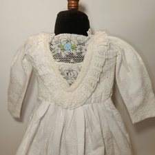 Платье на антикварную или винтажную куклу рост 62-65 см