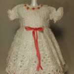 Платье на антикварную или винтажную куклу рост 20-22 см