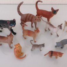 Фигурки коллекционные кошки