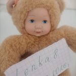 Игрушка кукла-мишка от Анны Гедез
