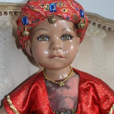 Куклы из моей коллекции... этнические напевы... Большие куклы из фарфора