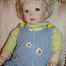 Милая виниловая кукла от автора Dorris Stannat 60cm