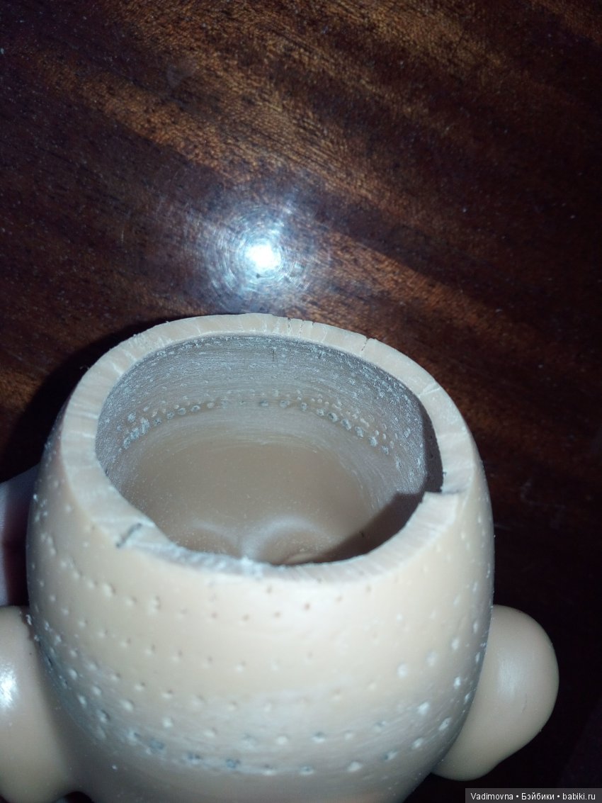 Прошивка волос характерной кукле (фото 8)