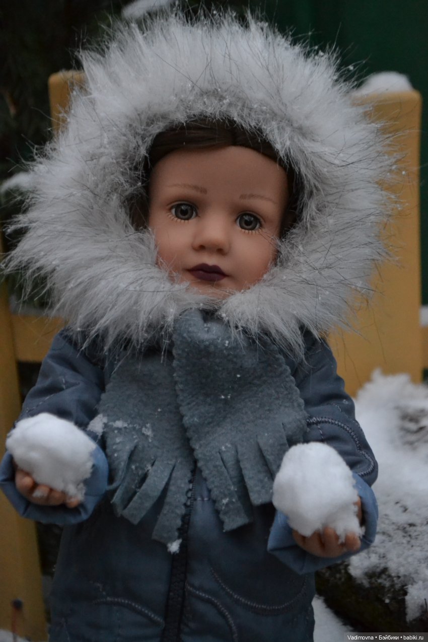 Первый снежок и первый малышок. Grete von Götz - моя версия (фото 4)
