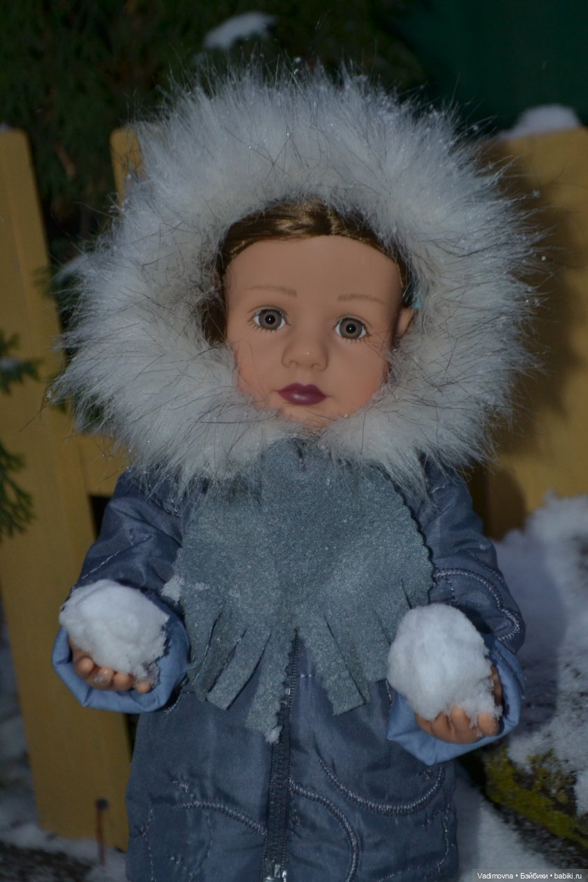 Первый снежок и первый малышок. Grete von Götz - моя версия (фото 5)