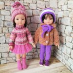 Теплая вязаная одежда для Паолок