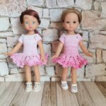 Много вязаных нарядов для мини Паолки