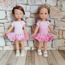 Много вязаных нарядов для мини Паолки