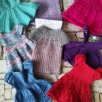 Вязаные платья для Паолок и подобных кукол