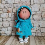 Много вязаной одежды для Мии 23см