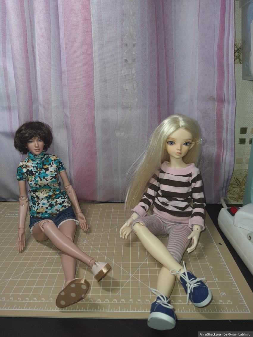 Сравнение подвижности — Домашние фото авторских кукол: личные коллекции (фото 6)