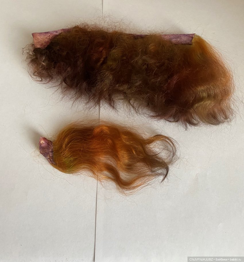 Мой маленький эксперимент по окрашиванию трессов из козочки (фото 10)
