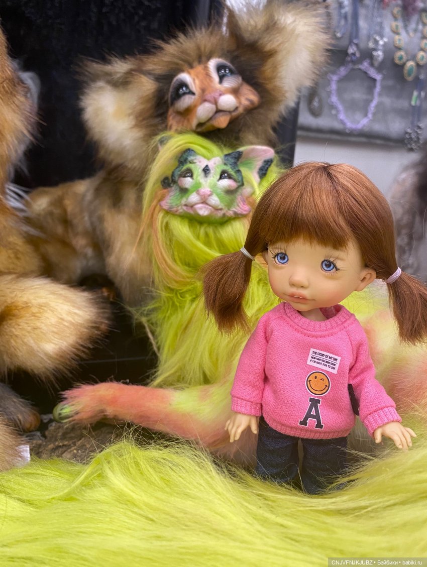 Люська на выставке Время кукол 2023