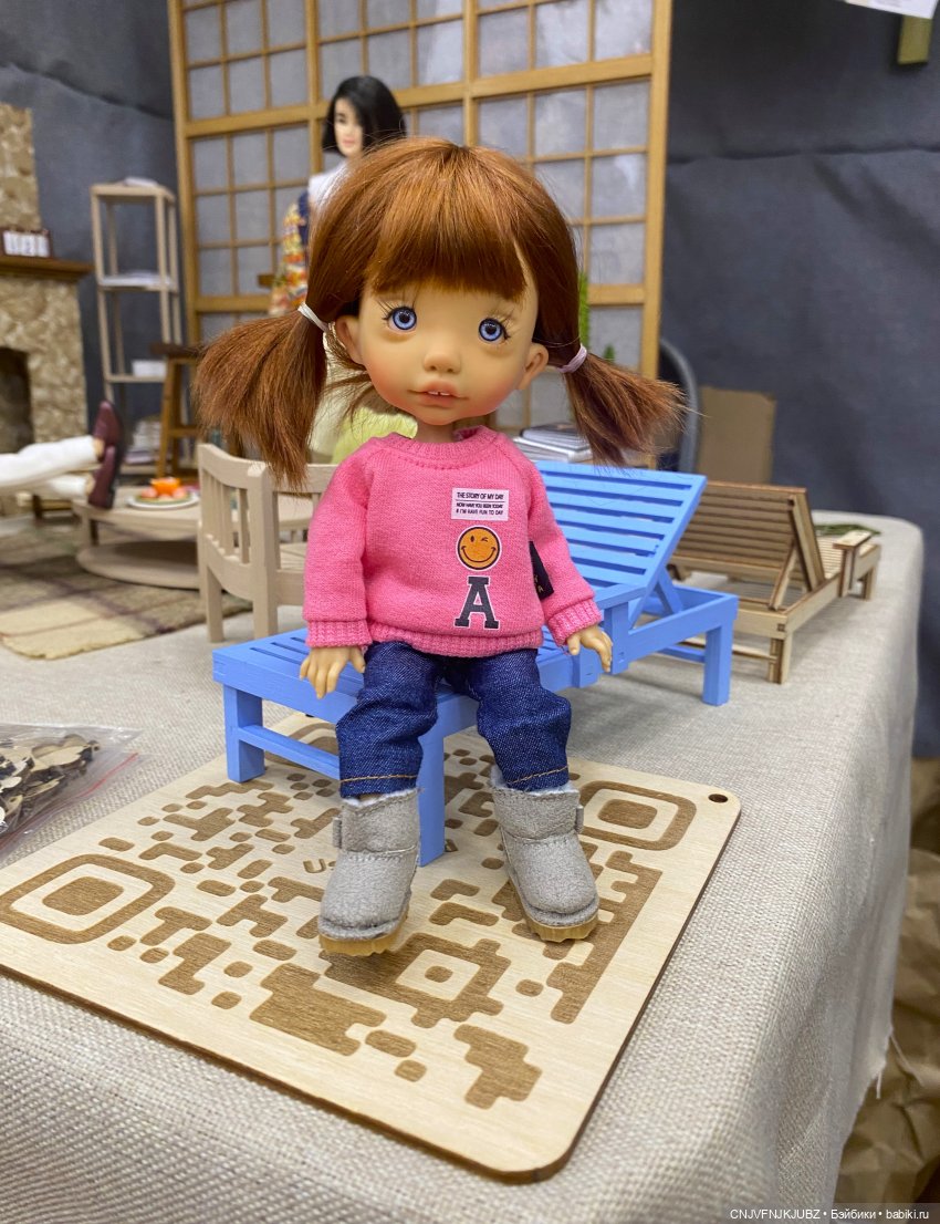 Люська на выставке Время кукол 2023