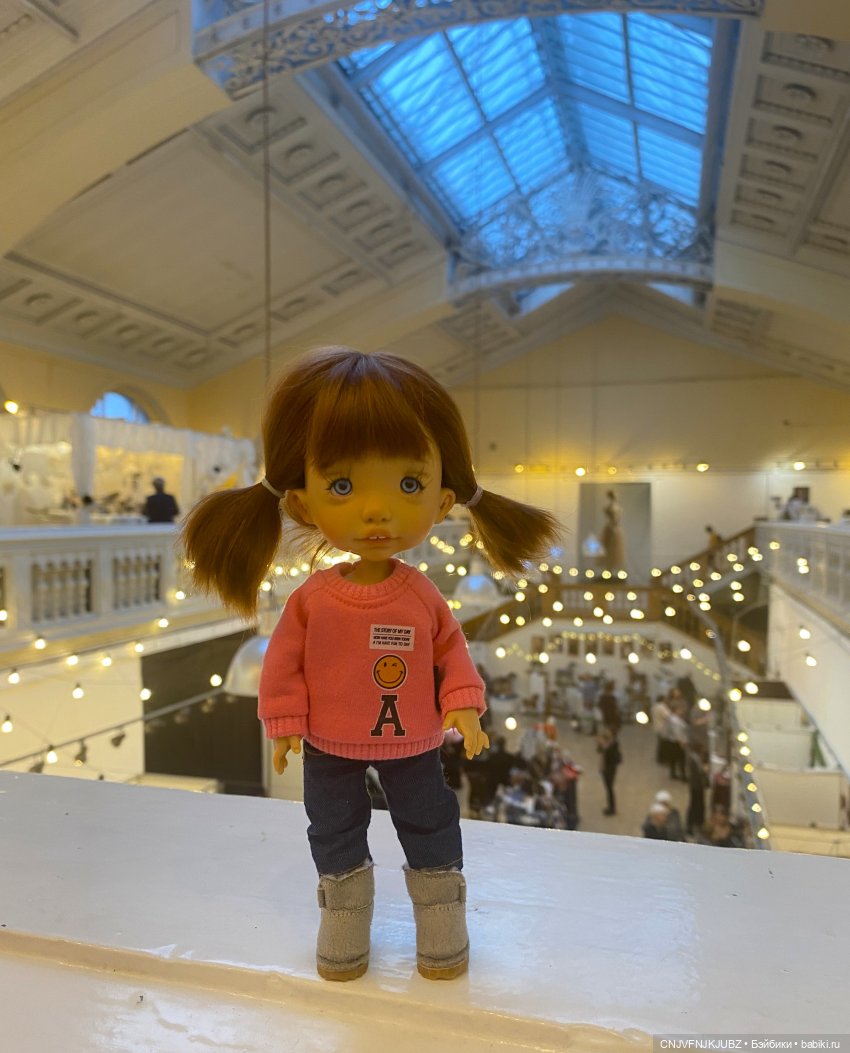 Люська на выставке Время кукол 2023