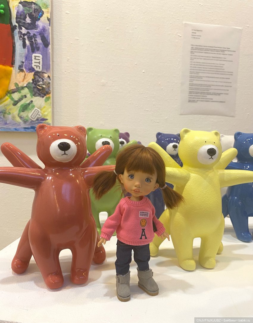 Люська на выставке Время кукол 2023