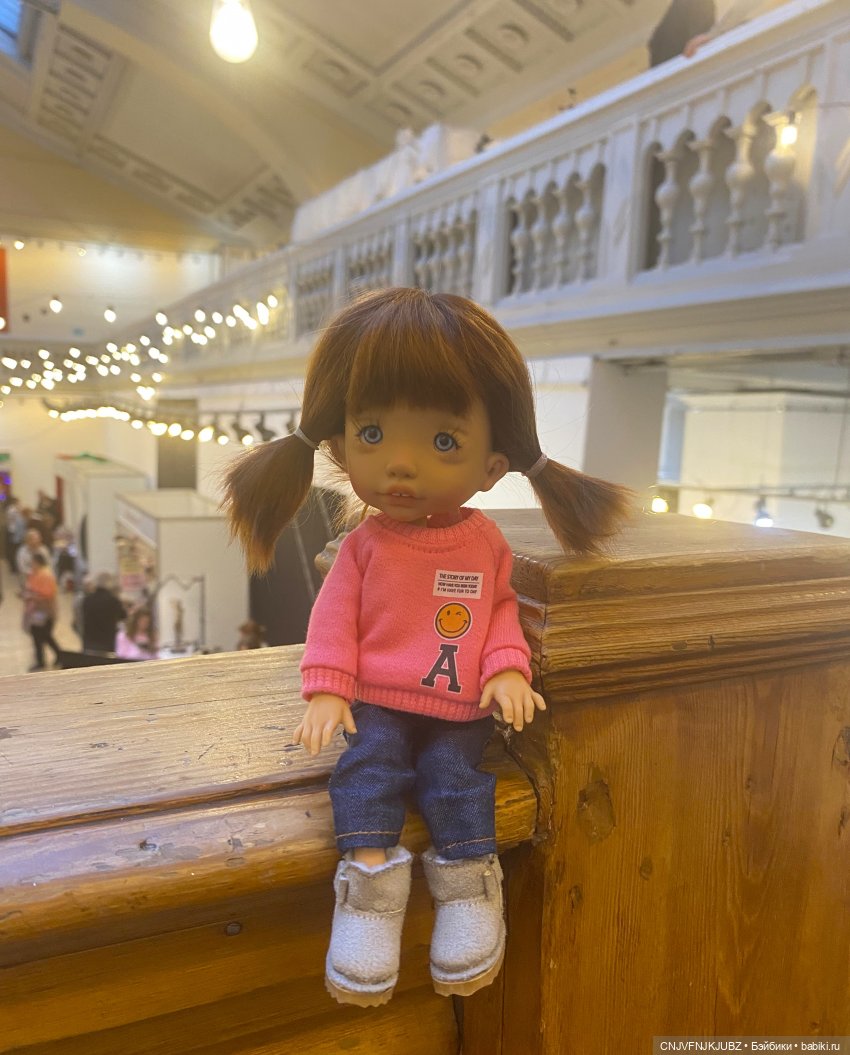 Люська на выставке Время кукол 2023