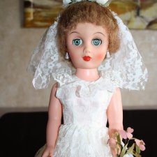 Кукла невеста от американской компании Roberta 50-60г.