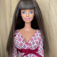 Игровая кукла - Sticker Craze Barbie 1997 г. Брюнетка купить в