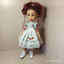 Хорошенькая Оливка на шарнирном тельце