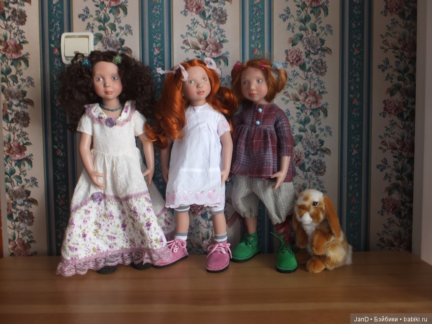 Куколки Zwergnase Junior: Violet , Abigale ,Karoline