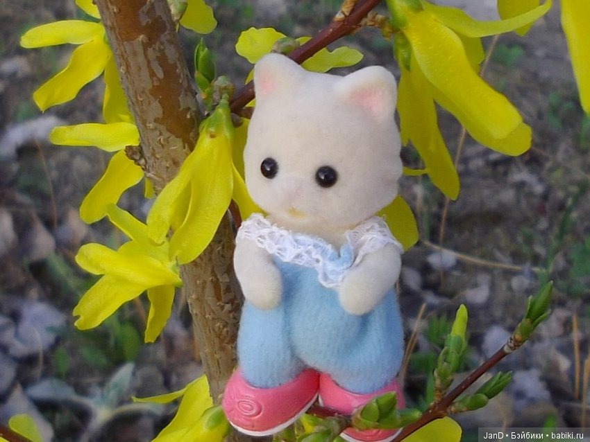 Sylvanian Families:весенняя прогулка сильванийцев