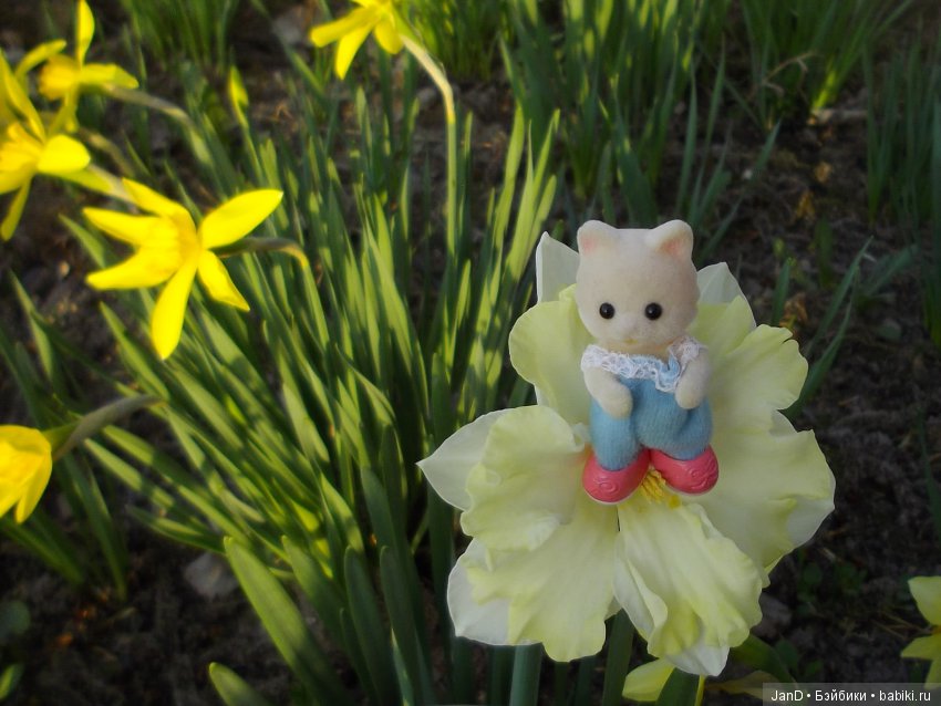 Sylvanian Families:весенняя прогулка сильванийцев