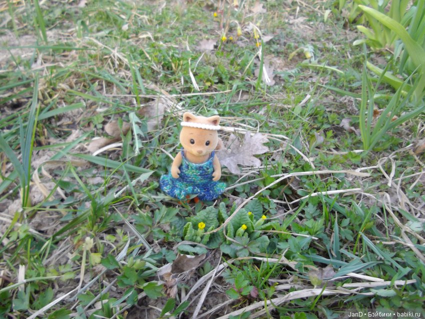 Sylvanian Families:весенняя прогулка сильванийцев